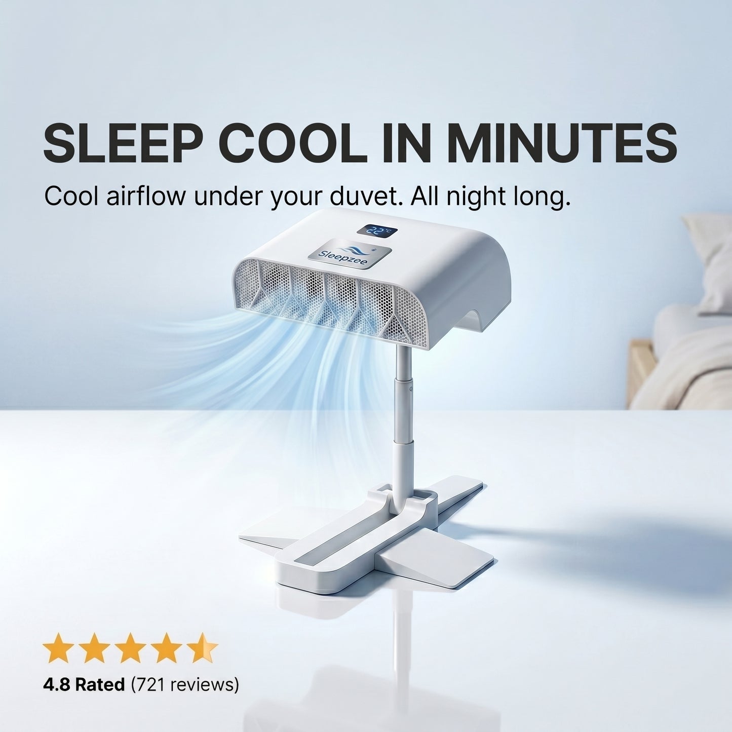 Sleepzee Bed Cooling Fan